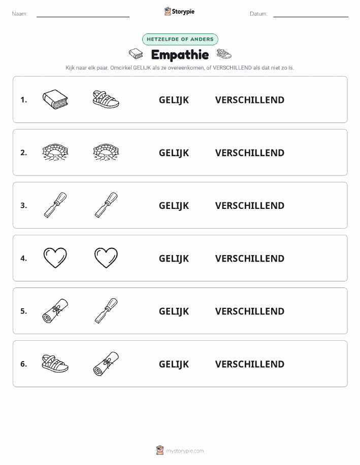Zelfde of Verschillend