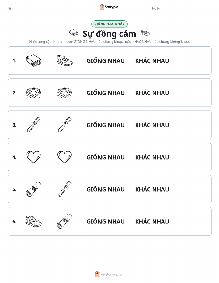 Giống Hay Khác
