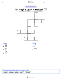 Yeşil Kuşak Hareketi yazdırılabilir çalışma sayfası önizlemesi