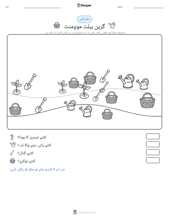 گنتی کا منظر