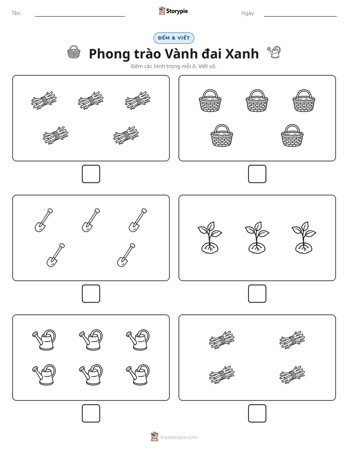 Đếm & Viết