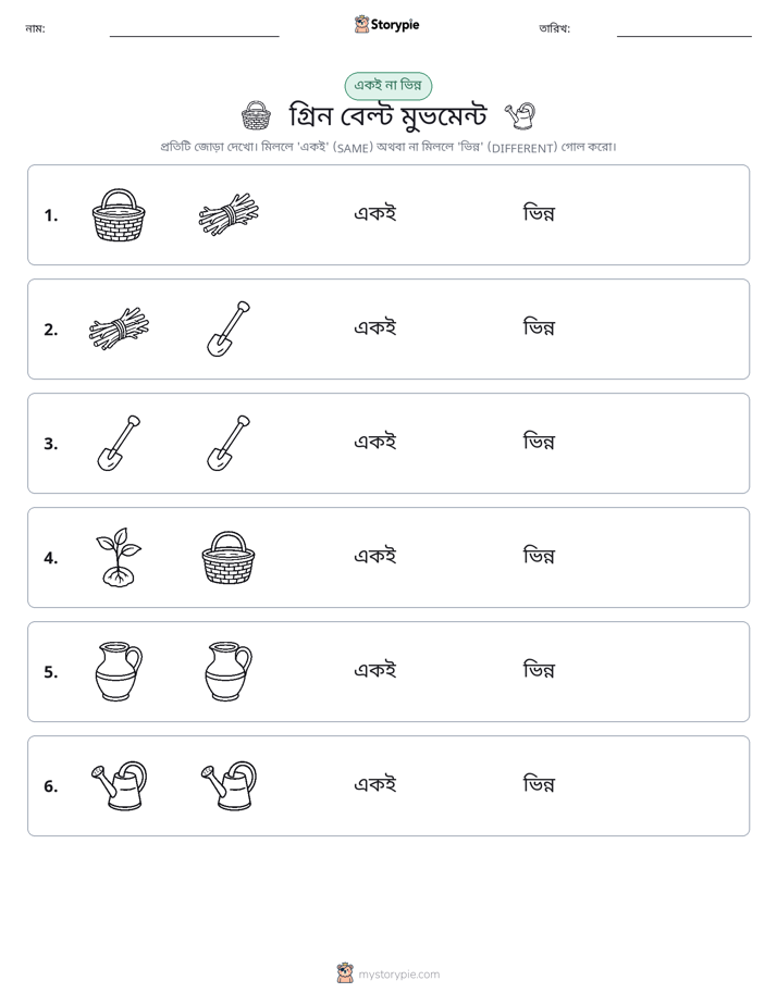একই বা ভিন্ন