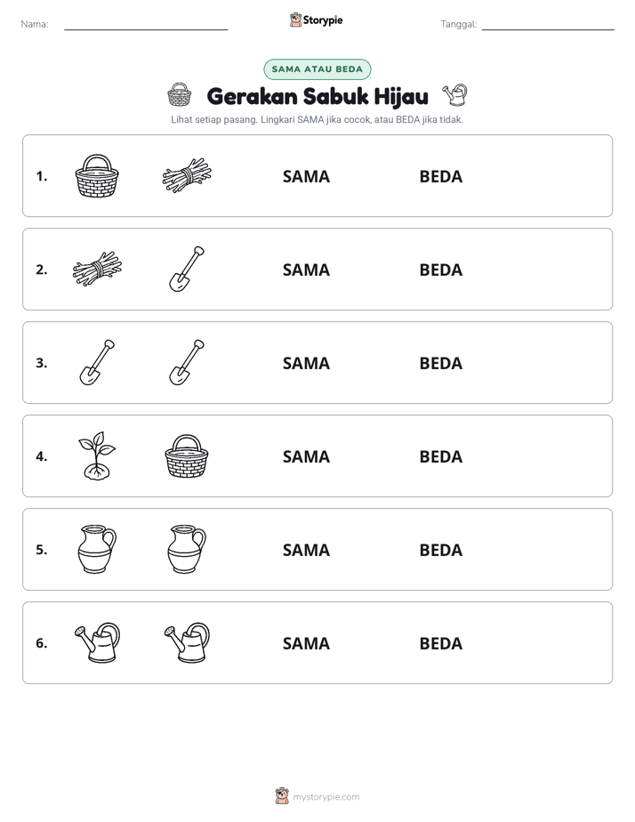 Sama atau Berbeda
