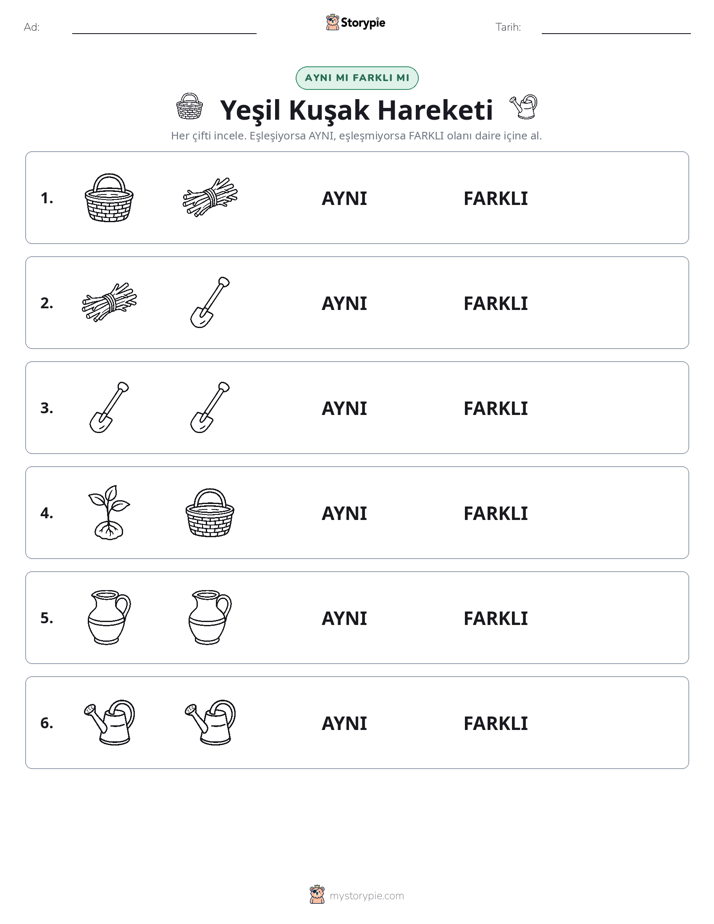 Aynı mı Farklı mı