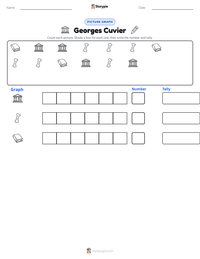 Georges Cuvier printable worksheet preview