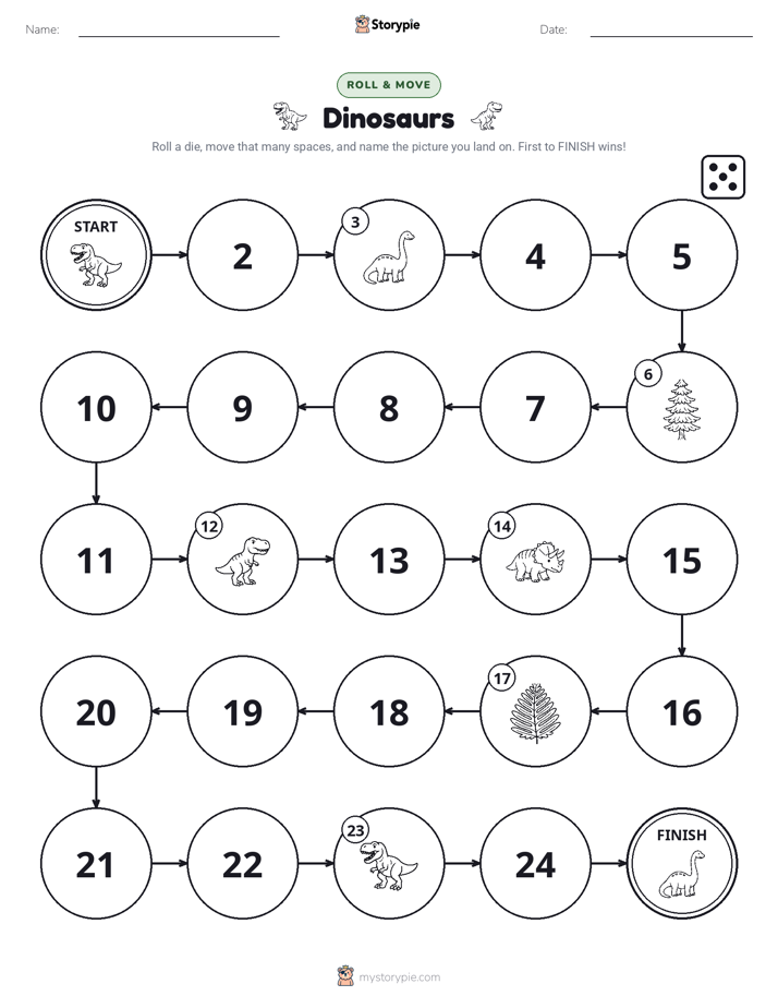 Roll & Move Game