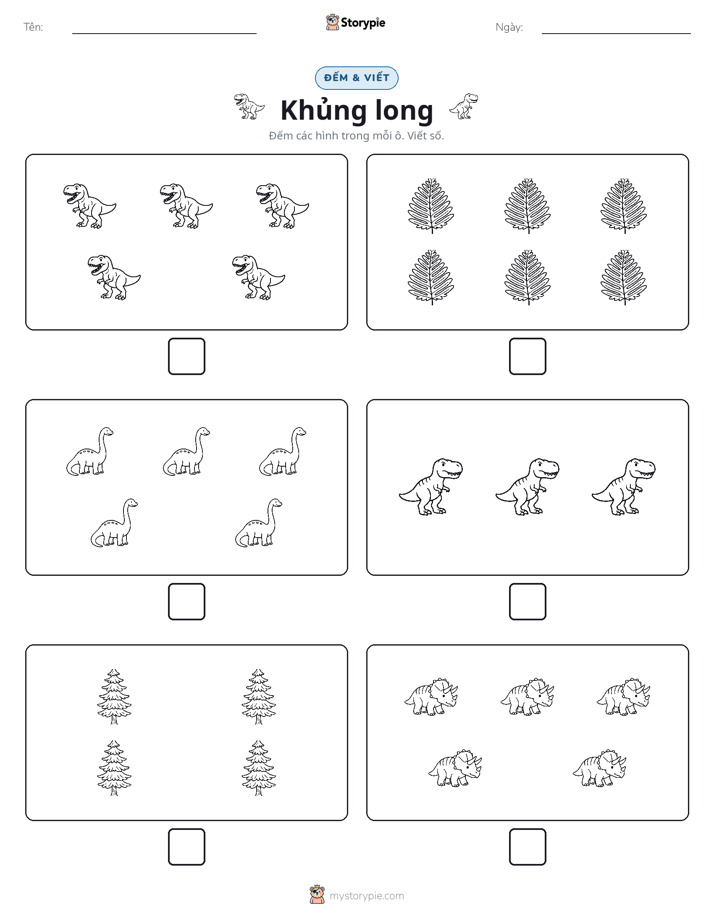 Đếm & Viết