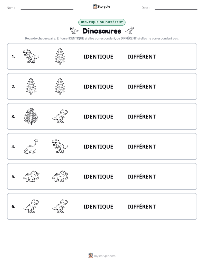 Identique ou Différent