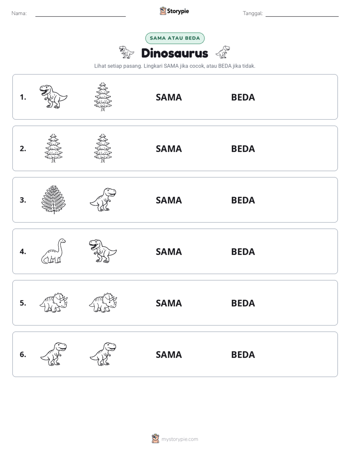Sama atau Berbeda