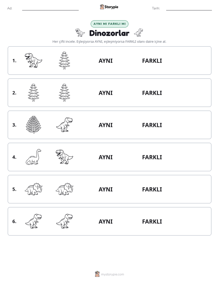 Aynı mı Farklı mı