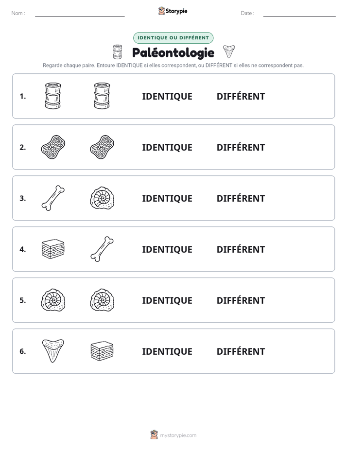 Identique ou Différent