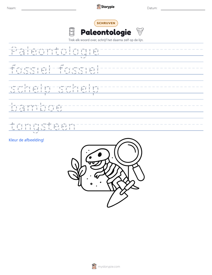Schrijf Oefening