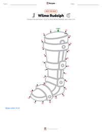 Wilma Rudolph printable worksheet preview