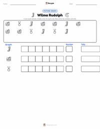 Wilma Rudolph printable worksheet preview