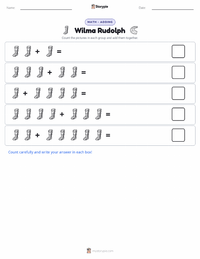 Wilma Rudolph printable worksheet preview