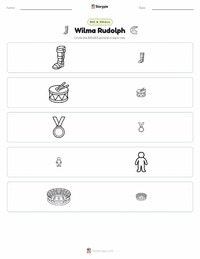 Wilma Rudolph printable worksheet preview