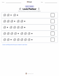 Louis Pasteur printable worksheet preview