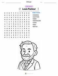 Louis Pasteur printable worksheet preview