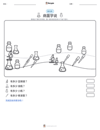 病菌学说 可打印工作表预览