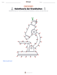 Keimtheorie der Krankheiten druckbare Arbeitsblatt Vorschau