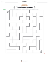 Aperçu de la feuille de travail imprimable Théorie des germes