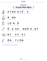 Xem trước tài liệu in sẵn Thuyết Mầm Bệnh
