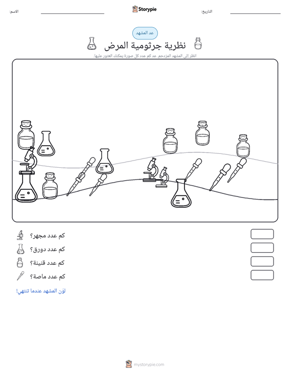 مشهد العد