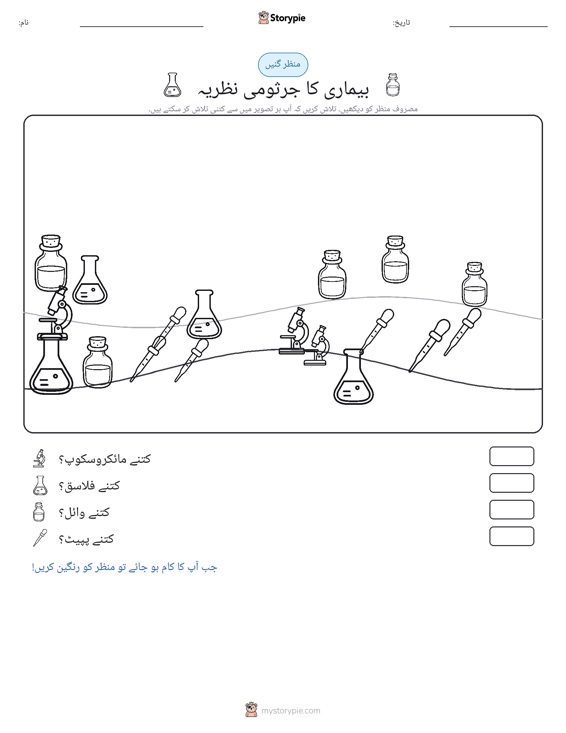 گنتی کا منظر