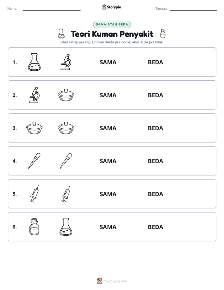 Sama atau Berbeda