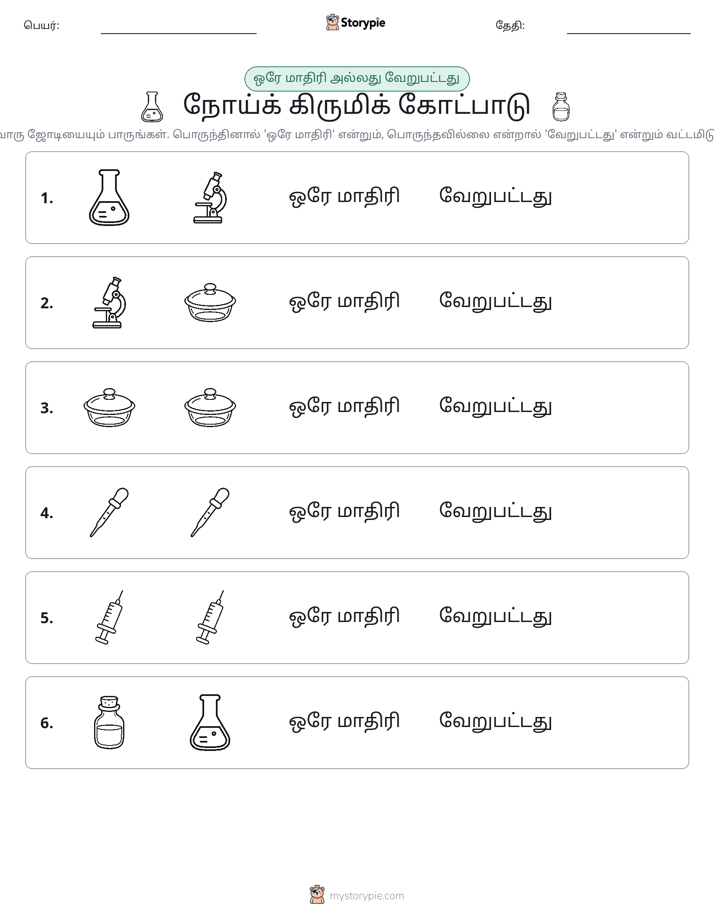 அதே அல்லது மாறுபட்டது