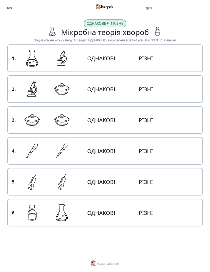 Однакові чи різні