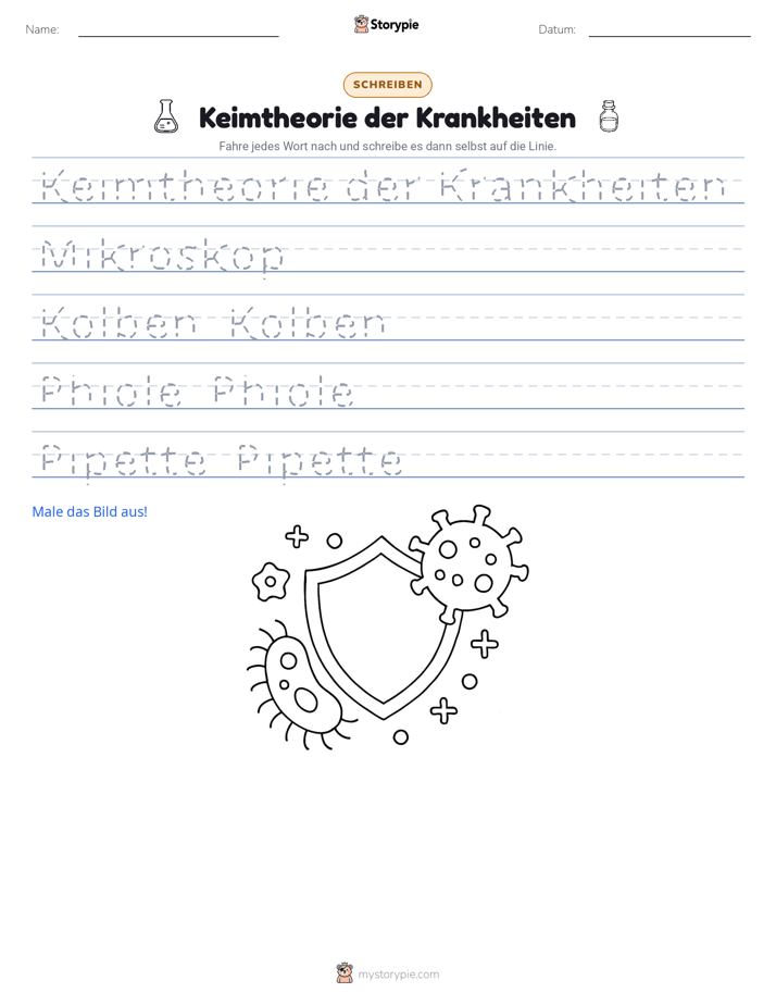 Schreibübung