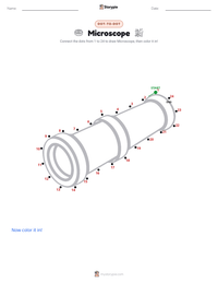 Microscope printable worksheet preview