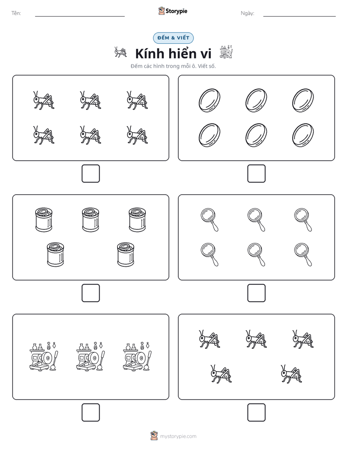 Đếm & Viết