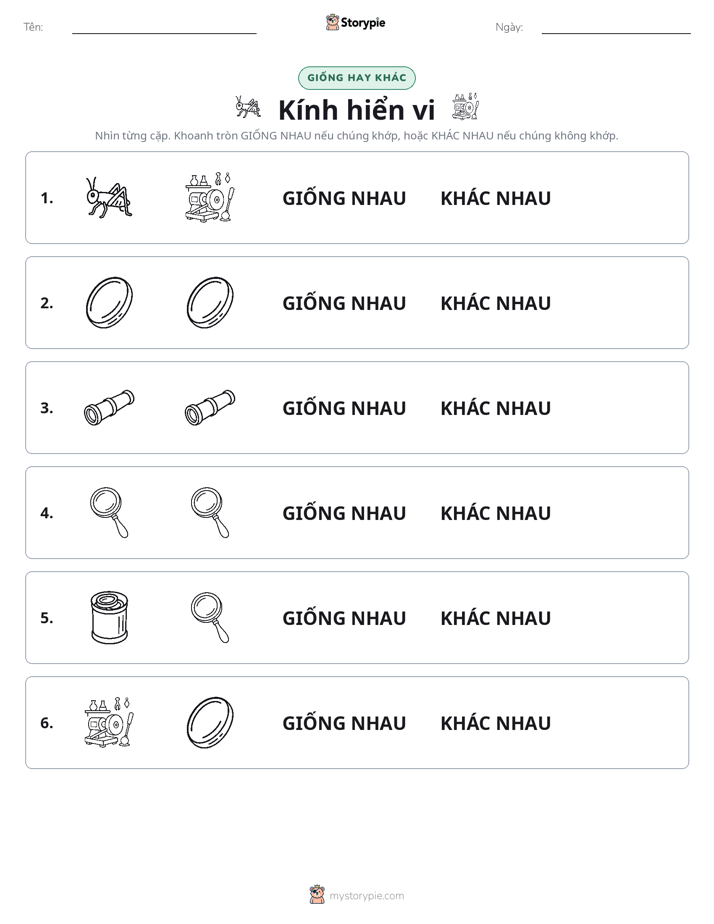 Giống Hay Khác