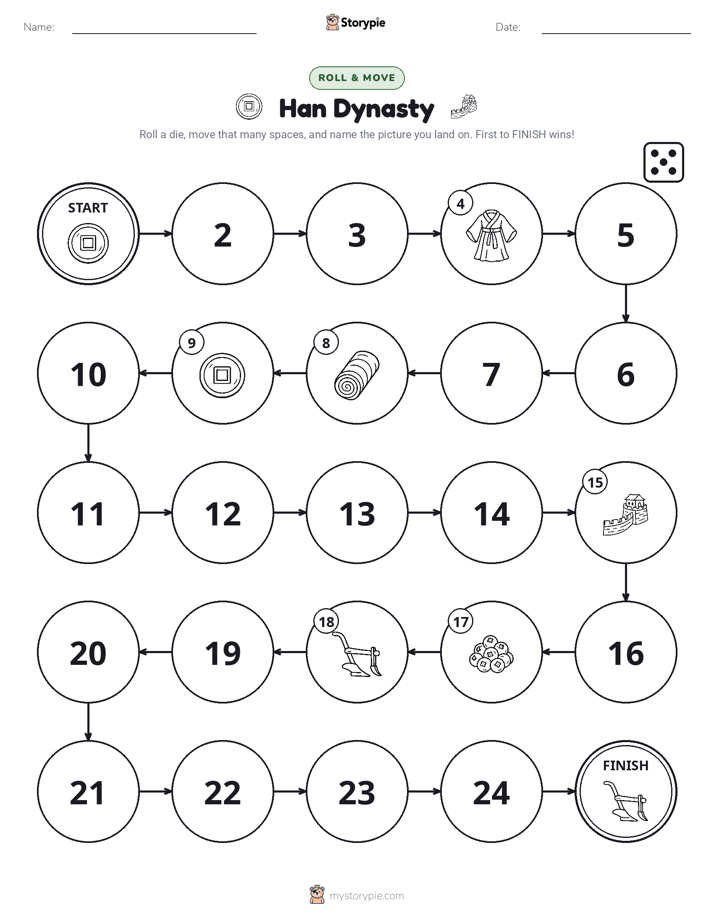Roll & Move Game