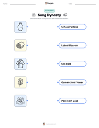 Song Dynasty printable worksheet for kids