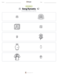 Song Dynasty printable worksheet preview