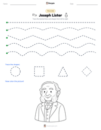 Joseph Lister printable worksheet preview