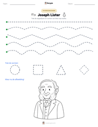 Joseph Lister afdrukbare werkblad voorbeeld