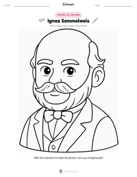 Prévia da folha de atividades imprimível Ignaz Semmelweis