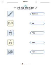 伊格纳兹·塞麦尔维斯 可打印工作表预览