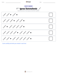 Ignaz Semmelweis printable worksheet preview