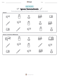 Ignaz Semmelweis printable worksheet preview