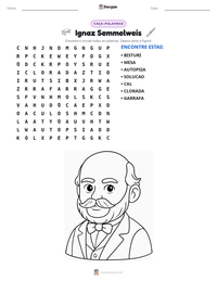 Prévia da folha de atividades imprimível Ignaz Semmelweis