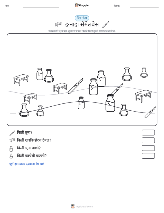 गणना दृश्य