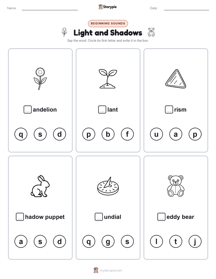 Beginning Sounds