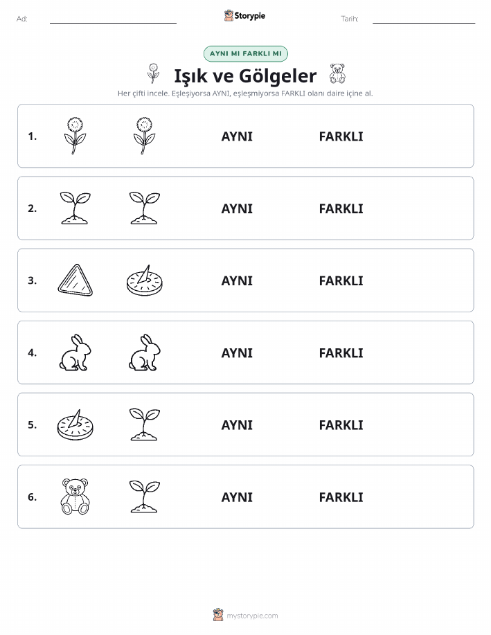 Aynı mı Farklı mı