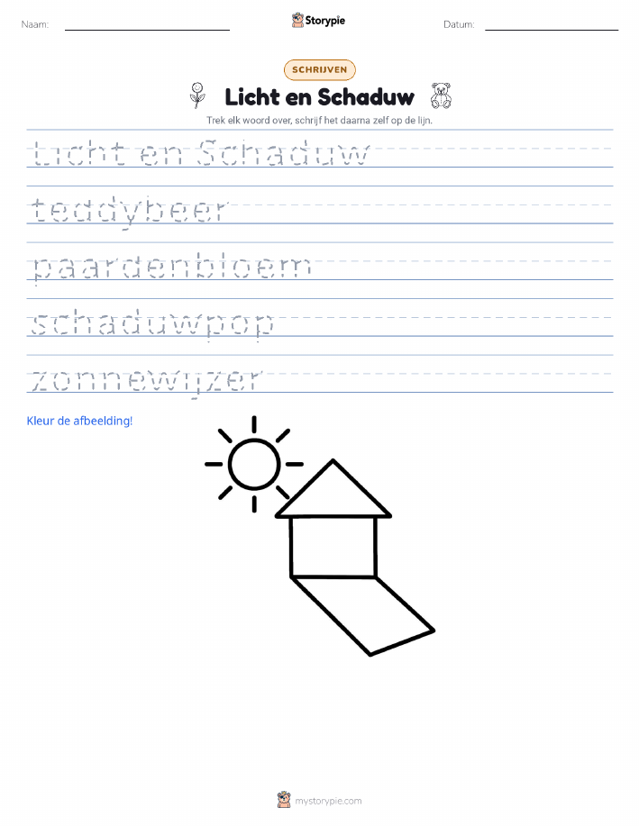 Schrijf Oefening