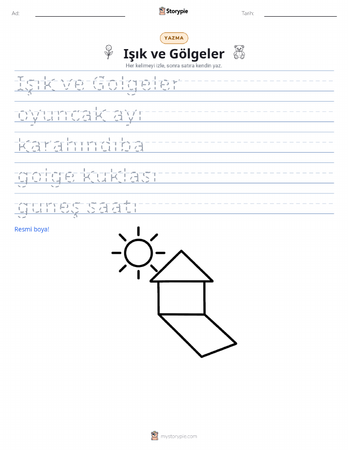 Yazma Pratiği